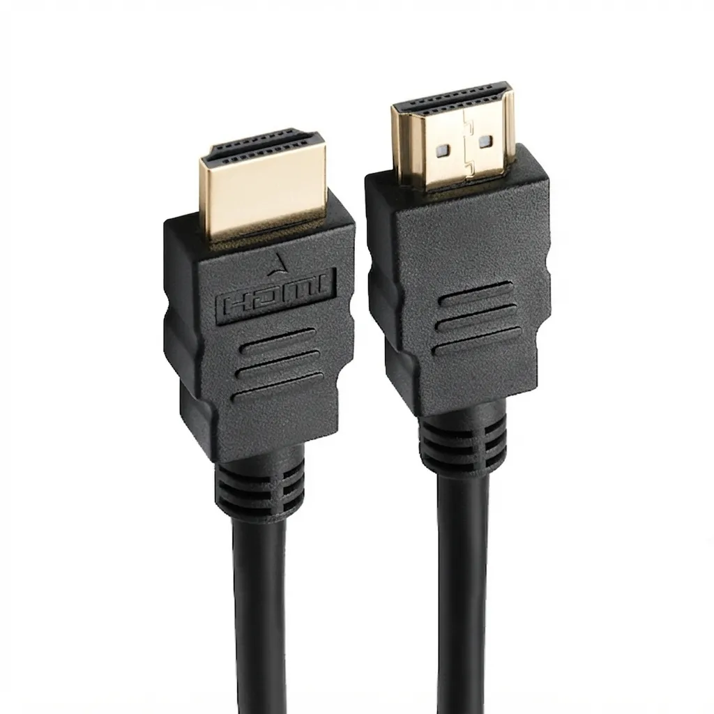 Cable HDMI de Alta Velocidad con Conectores Dorados (Paquete x2 / Kit de Conexión)