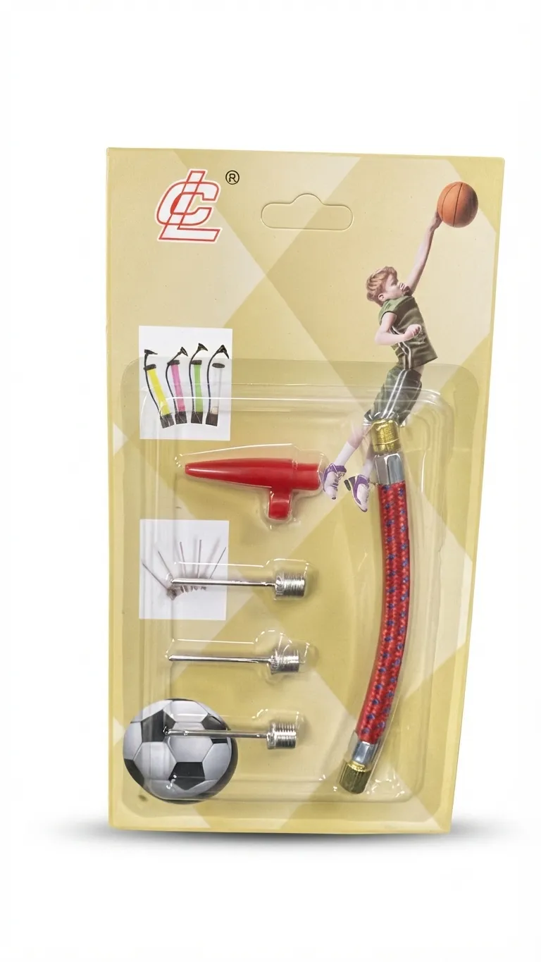 Kit de Manguera Flexible y Agujas / Adaptadores para Inflar Balones y Balones Deportivos "LC"