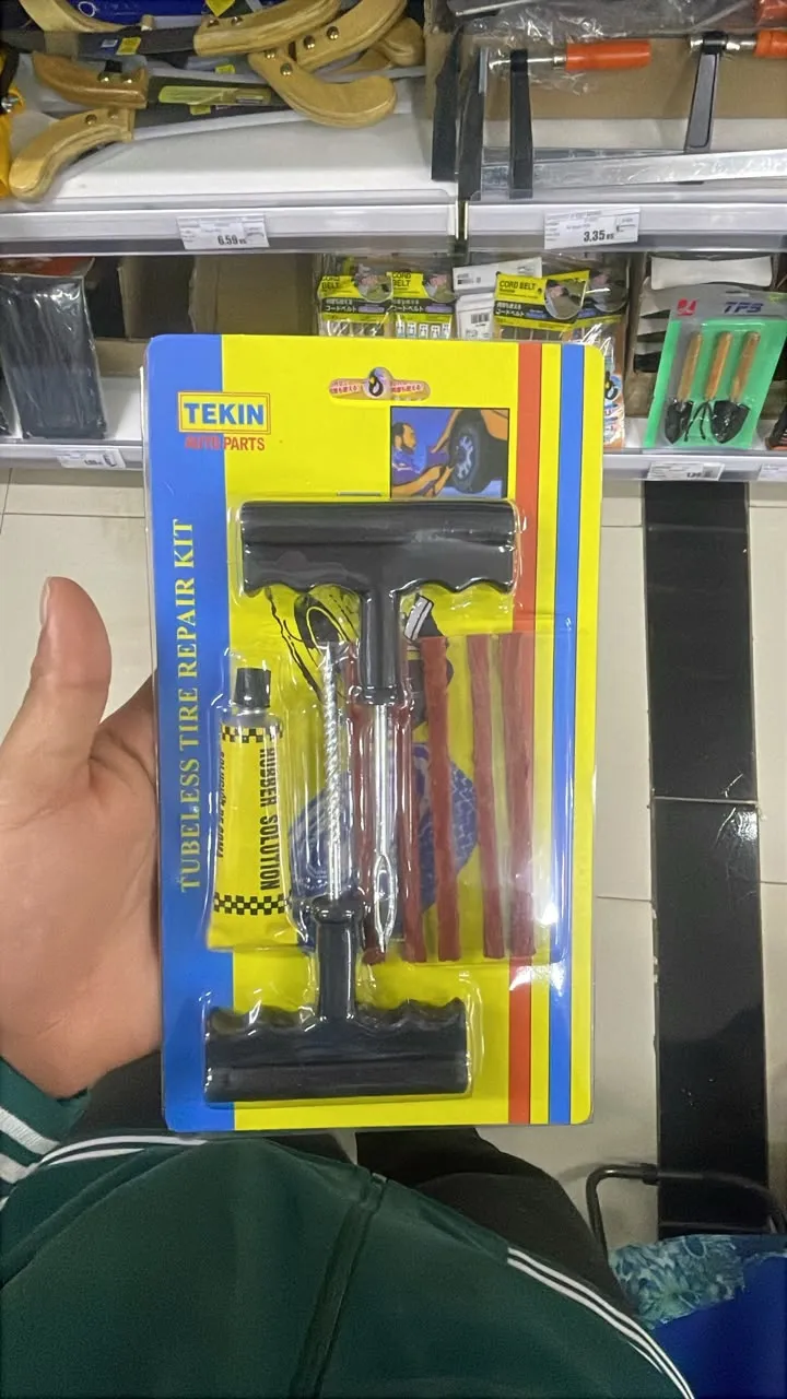 Kit de Reparación para Llantas Sin Cámara (Tubeless) - Marca Tekin Auto Parts
