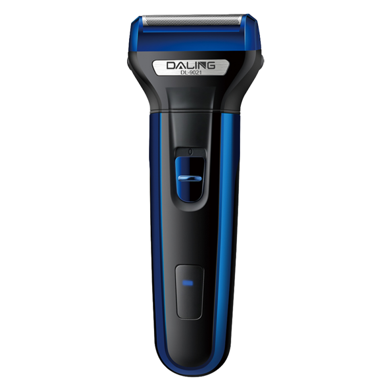 Kit Barbeador y Aparador Daling DL-9021 / 3 en 1 / Recargable - Negro/Azul